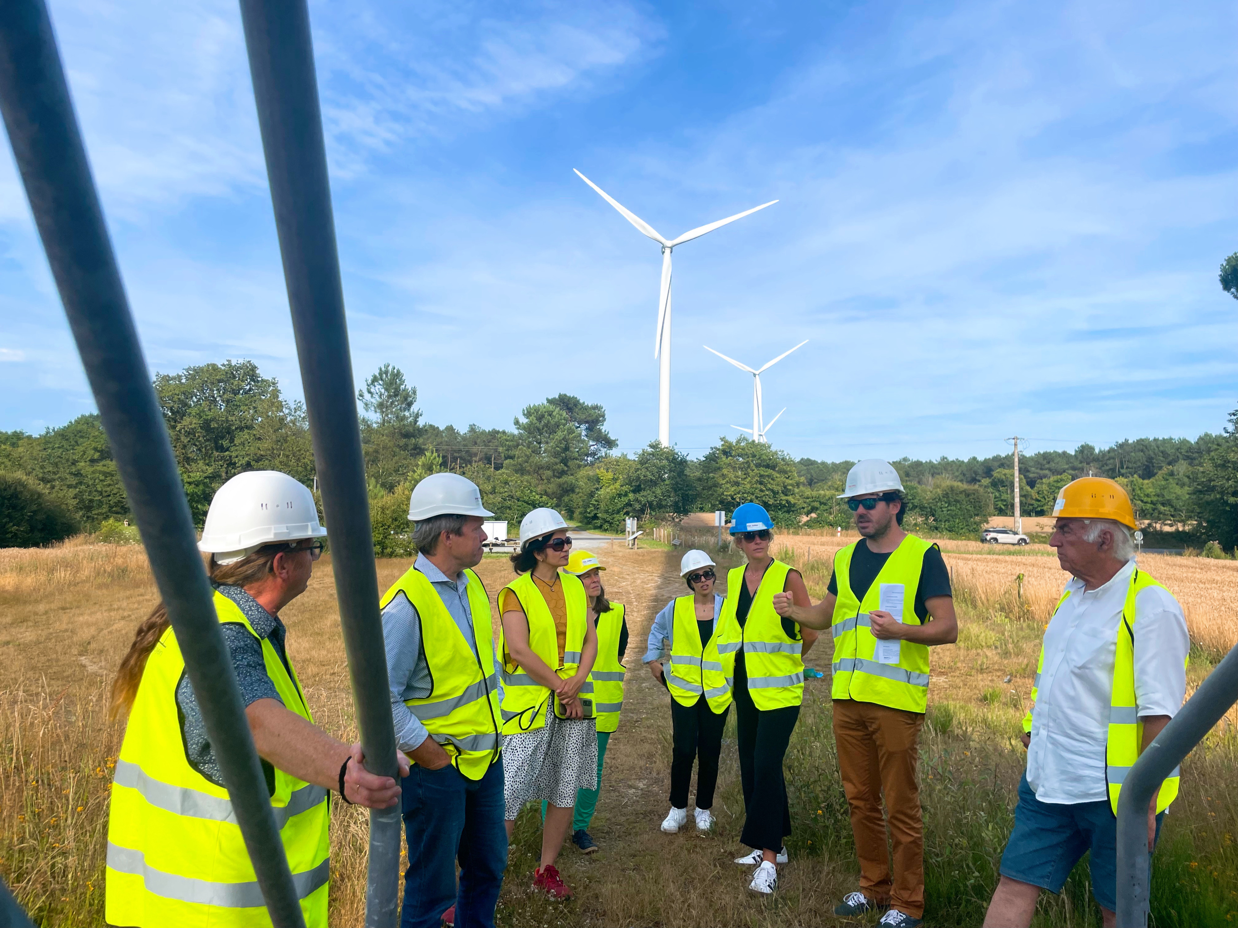 bezoek windfarm